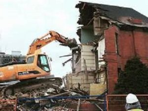 condemned building demolition