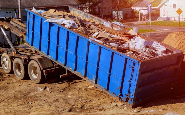 proper debris disposal roll off dumpster