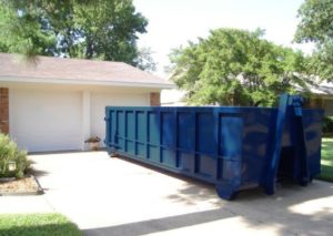 The odds of a roll off dumpster from Sunshine Disposal causing damage to your driveway are extremely low.